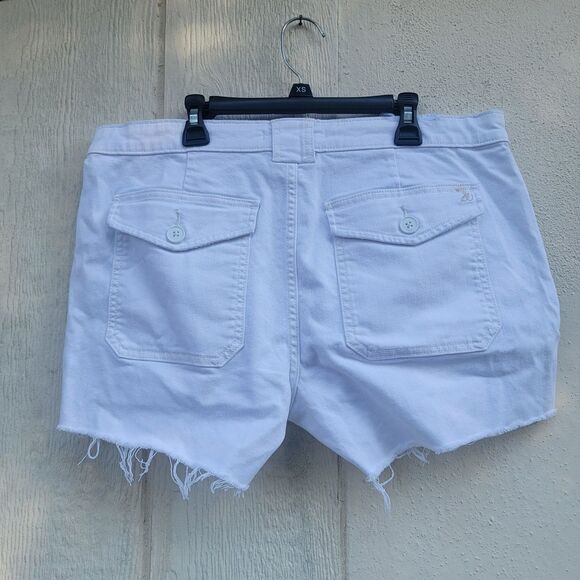 Sam Edelman the lotus 4" shorts buttonfly white  shorts sz 31 - Picture 2 of 4
